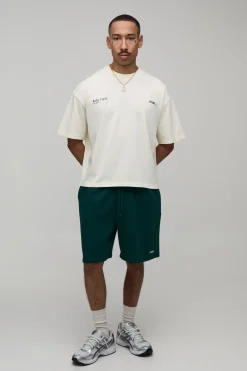 Ensemble T-shirt Boxy Oversize Italia Capri & Short Ample