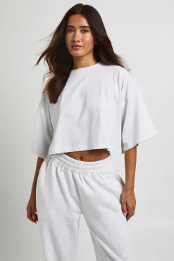 Ensemble T-shirt Court Ample Et Pantalon De Jogging