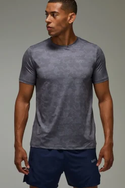 boohooMAN Ensemble T-shirt Et Short Camouflage Géométrique Actif Pour Homme<Femme Tout Afficher|Tout Afficher Activewear