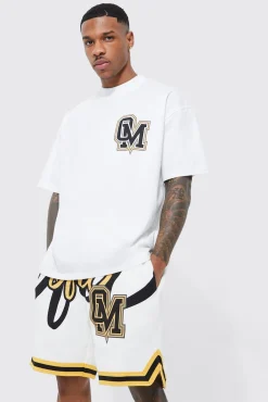 Ensemble T-shirt et Short de Basketball Oversized Ofcl