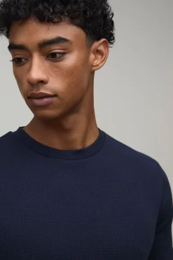 Ensemble T-shirt Et Short Gaufré Coupe Regular