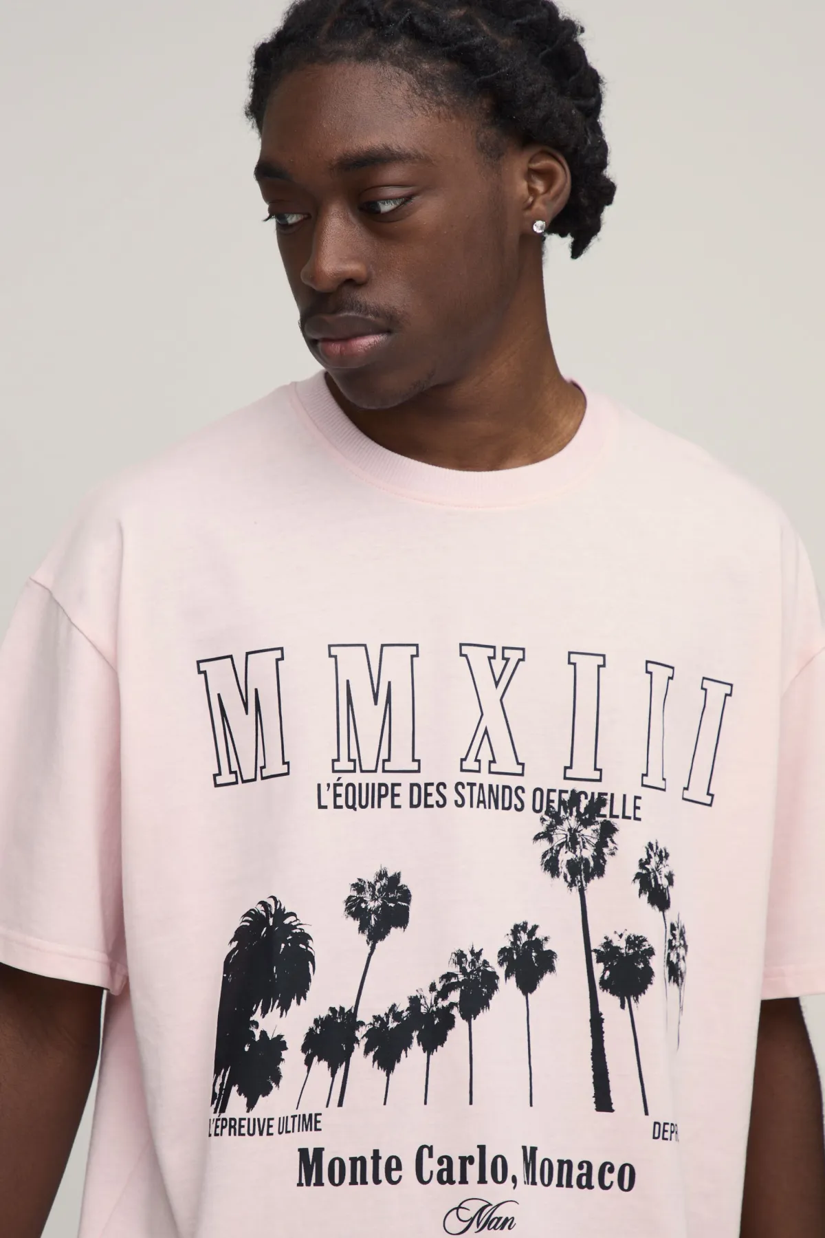 boohooMAN Ensemble T-shirt Et Short Imprimé Coupe Ample Oversize<Homme Ensembles|Survêtements