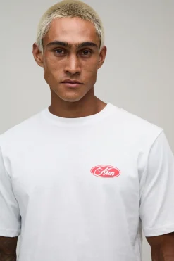 boohooMAN Ensemble T-shirt Et Short À Imprimé Script MAN Coupe Regular Pour Homme<Homme Survêtements