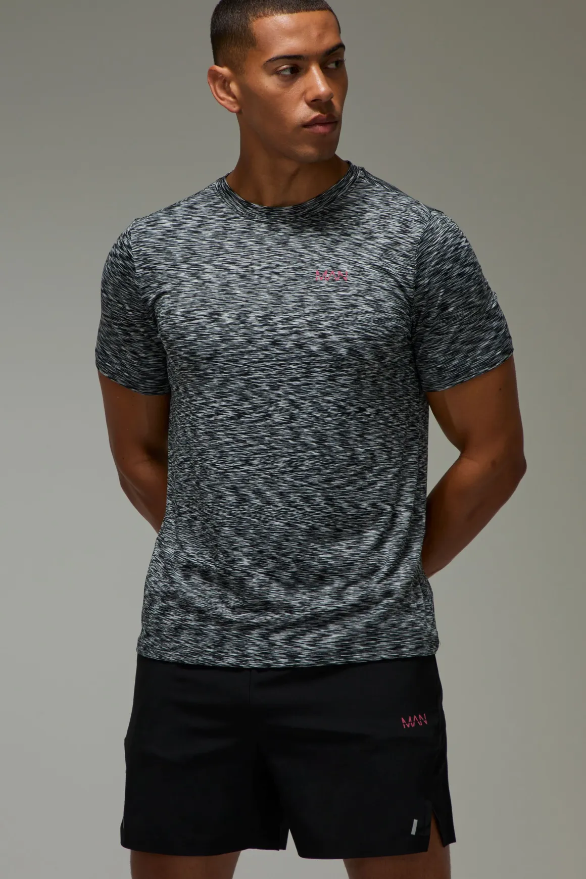 Ensemble T-shirt Et Short Néon Actif Homme