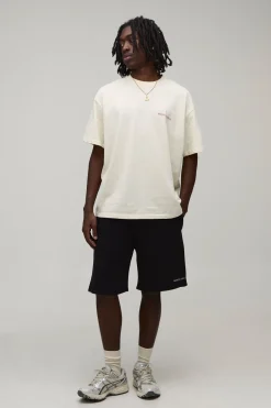 Ensemble T-shirt Et Short Oversize À Imprimé Photographique Monte Carlo