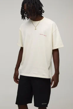 Ensemble T-shirt Et Short Oversize À Imprimé Photographique Monte Carlo