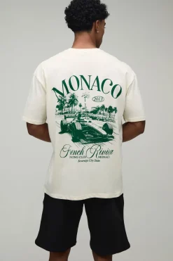boohooMAN Ensemble T-shirt Et Short Oversize Monaco Racing<Homme Ensembles|Survêtements
