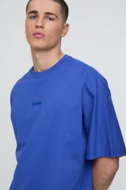 Ensemble T-shirt Et Short Oversize À Panneaux Brodés MAN