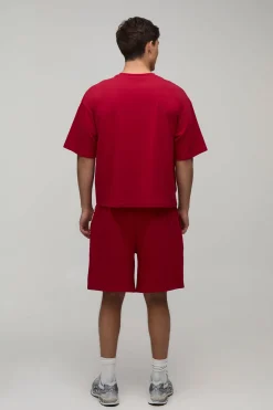Ensemble T-shirt Imprimé Homme Oversize Ample & Short Baggy