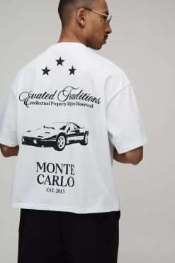 boohooMAN Ensemble T-shirt Monte Carlo Oversize & Short Baggy<Homme Survêtements Grande Taille|Tout Afficher
