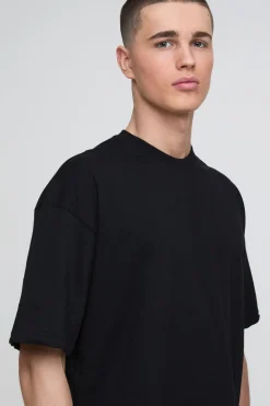boohooMAN Ensemble T-shirt Oversize Boxy Et Short À Entrejambe Tombant<Homme Ensembles|Survêtements