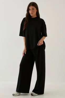 DSGN Studio Ensemble T-shirt Oversize Et Pantalon Large Supersoft<Femme Ensembles|Dsgn Studio