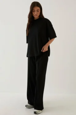 DSGN Studio Ensemble T-shirt Oversize Et Pantalon Large Supersoft<Femme Ensembles|Dsgn Studio