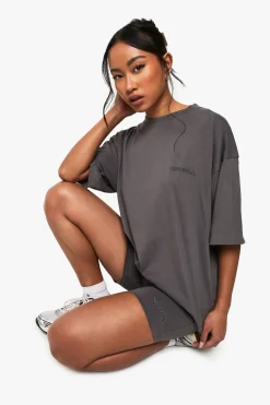 DSGN Studio Ensemble T-shirt Oversize Et Short Cycliste<Femme Dsgn Studio|Ensembles