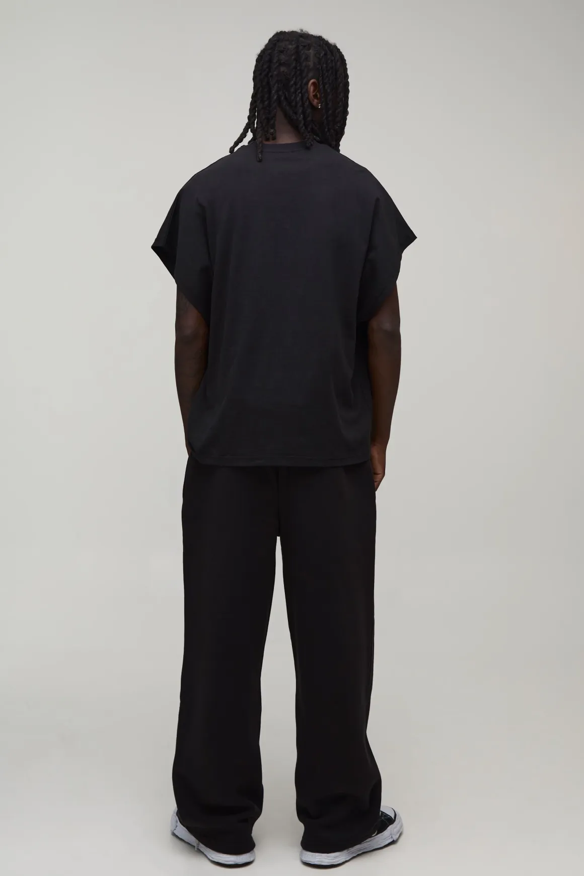 Ensemble T-shirt Oversize À Manches Courtes Raglan Et Jogger Avec Inscription California Floquée