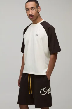 Ensemble T-shirt Raglan Ample Oversize & Short Baggy