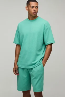 Ensemble T-shirt & Short Oversize Gaufré