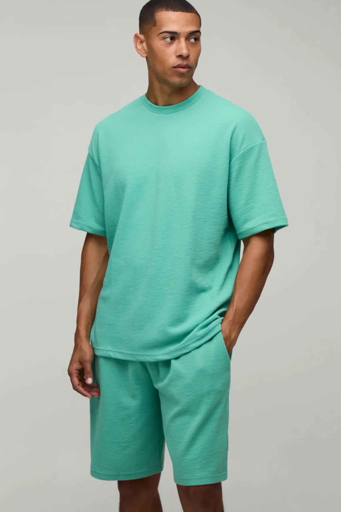 Ensemble T-shirt & Short Oversize Gaufré