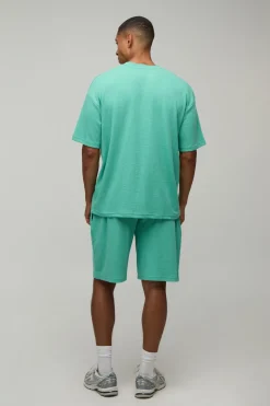 Ensemble T-shirt & Short Oversize Gaufré