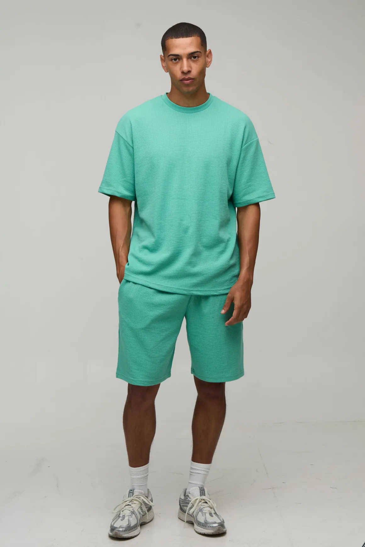 Ensemble T-shirt & Short Oversize Gaufré
