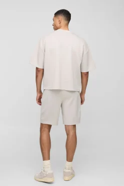 Ensemble T-Shirt & Short Scuba Oversized Boxy