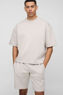 Ensemble T-Shirt & Short Scuba Oversized Boxy