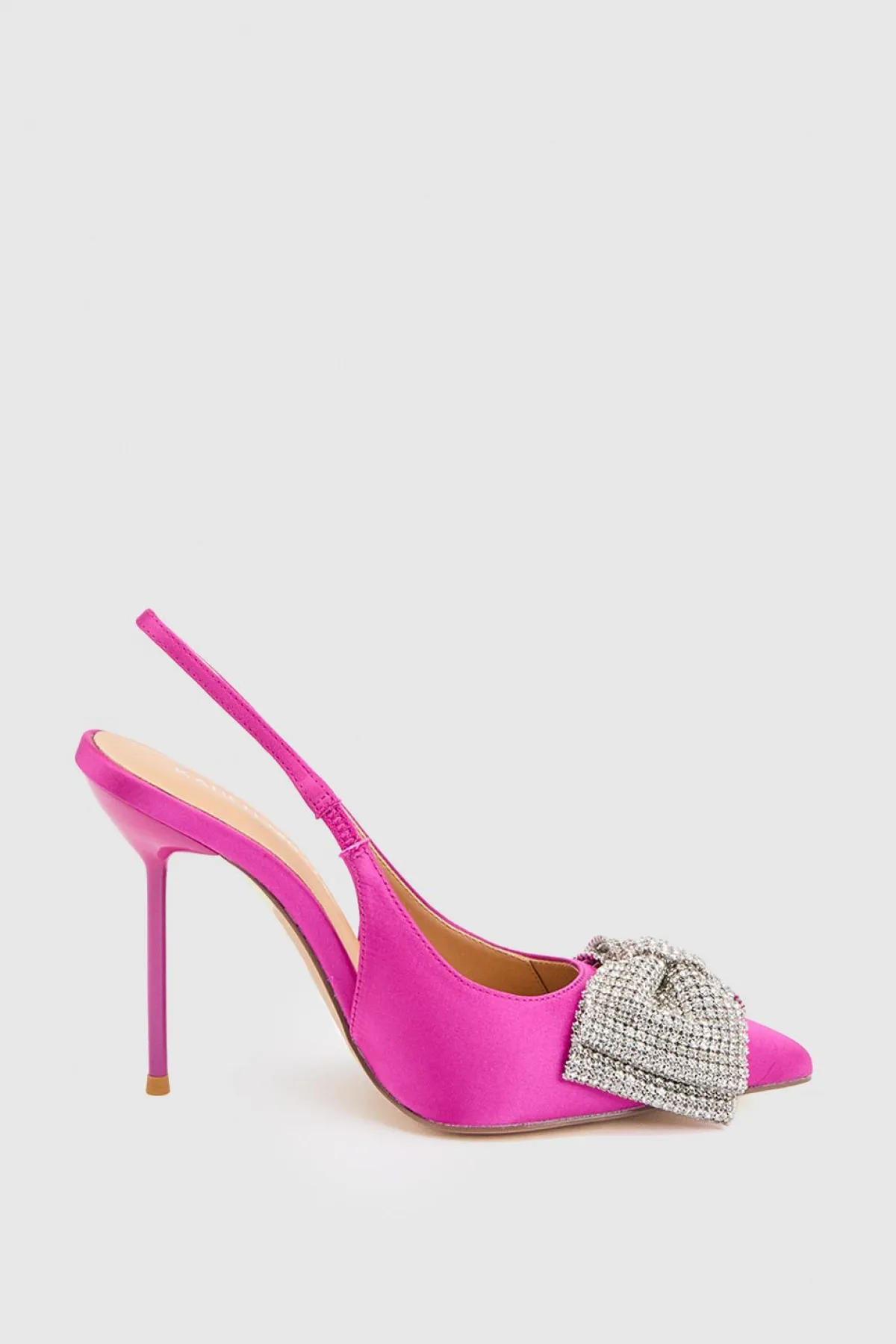 KarenMillen Escarpin À Bride Arrière À Talon Avec Nœud Orné De Satin< Chaussures Festives|Chaussures À Talons