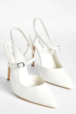 boohoo Escarpin Court à Bride Arrière Détail Boucle Large< Chaussures Festives|Chaussures À Talons