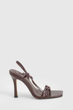 boohoo Escarpins à Bout Carré avec Brides et Boucles< Chaussures Festives|Chaussures À Talons