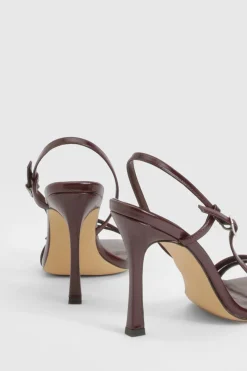 boohoo Escarpins à Bout Carré avec Brides et Boucles< Chaussures Festives|Chaussures À Talons