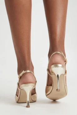 boohoo Escarpins À Bout Pointu Avec Bride Arrière Et Forme Carrée< Chaussures Festives|Chaussures À Talons
