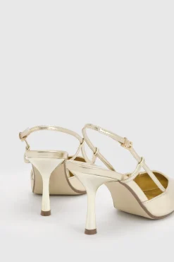 boohoo Escarpins À Bout Pointu Avec Bride Arrière Et Forme Carrée< Chaussures Festives|Chaussures À Talons
