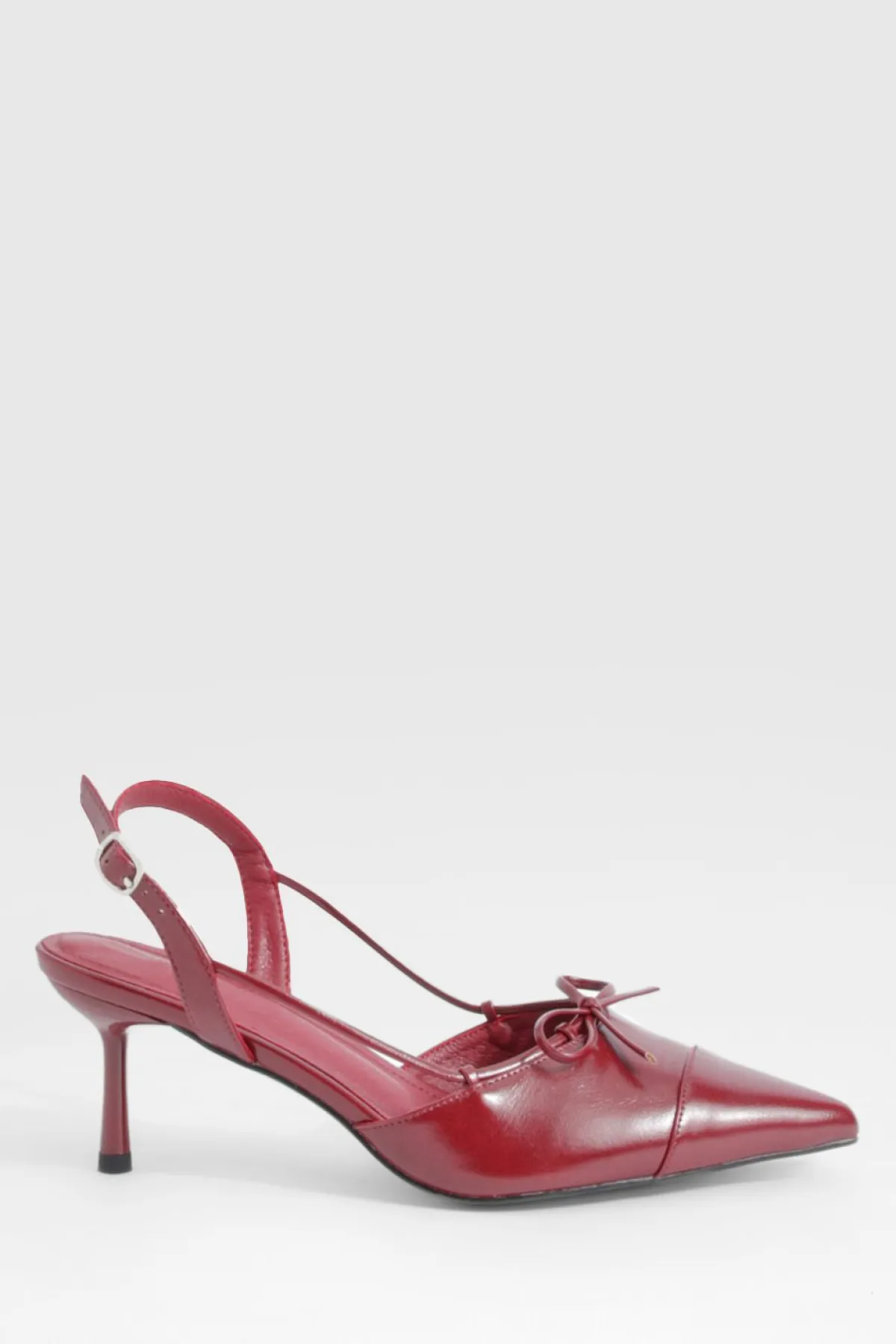 boohoo Escarpins À Bout Pointu Avec Nœud Coupe Large< Chaussures Festives|Chaussures À Talons