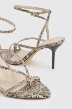 boohoo Escarpins à bout pointu Wide Fit en synthétique à motif animalier< Chaussures Festives|Chaussures À Talons