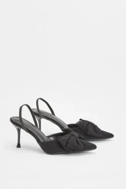 boohoo Escarpins À Bride Arrière Avec Nœud Surdimensionné< Chaussures Festives|Chaussures À Talons