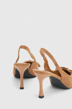 Oasis Escarpins À Bride Arrière Bonnie En Synthétique Avec Détail Nœud< Chaussures À Talons|Escarpins