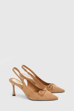 Oasis Escarpins À Bride Arrière Bonnie En Synthétique Avec Détail Nœud< Chaussures À Talons|Escarpins