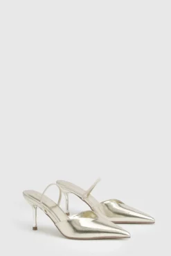 boohoo Escarpins Bride Arrière Coupe Large< Chaussures Festives|Chaussures À Talons
