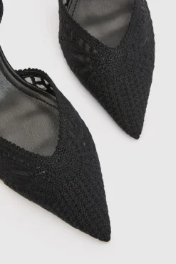 Escarpins À Bride Arrière Détail Crochet
