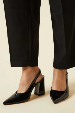 Dorothy Perkins Escarpins à Bride Arrière Ellen Coupe Large Bout Pointu Talon Bloc Haut< Chaussures À Talons|Escarpins