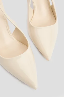 Escarpins À Bride Arrière Et Talons Aiguilles Vernis