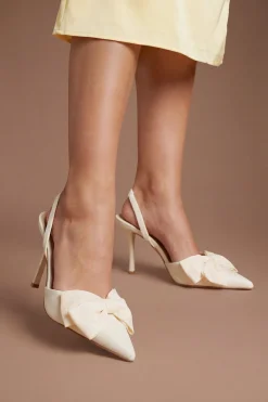 Coast Escarpins À Bride Arrière Marianna À Talon Haut Avec Détail Nœud< Chaussures À Talons|Escarpins