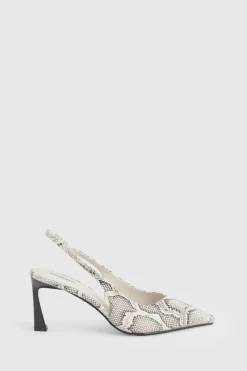 boohoo Escarpins à Bride Arrière Talon Évasé Coupe Large< Chaussures Festives|Chaussures À Talons