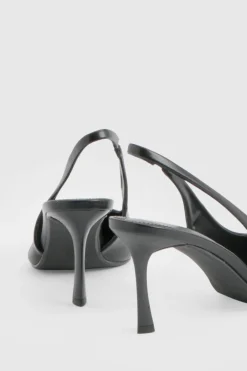 boohoo Escarpins à Bride Arrière Talon Aiguille Moyen< Chaussures Festives|Chaussures À Talons