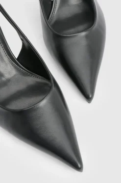boohoo Escarpins à Bride Arrière Talon Aiguille Moyen< Chaussures Festives|Chaussures À Talons