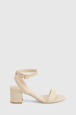 boohoo Escarpins à Bride Cheville Talon Bloc Bas Coupe Large< Chaussures Festives|Chaussures À Talons