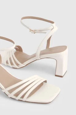 boohoo Escarpins À Brides Asymétriques Et Talon Bloc Bas< Chaussures Festives|Chaussures À Talons