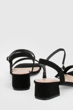 boohoo Escarpins À Brides Coupe Large Et Petit Talon Bloc< Chaussures Festives|Chaussures À Talons