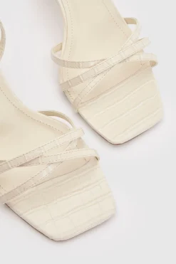 boohoo Escarpins À Brides Multiples Effet Croco Coupe Large< Chaussures Festives|Chaussures À Talons