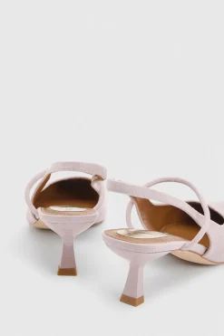 Escarpins Cherish À Bride Arrière Et Petit Talon En Synthétique Synthétique À Bout Pointu